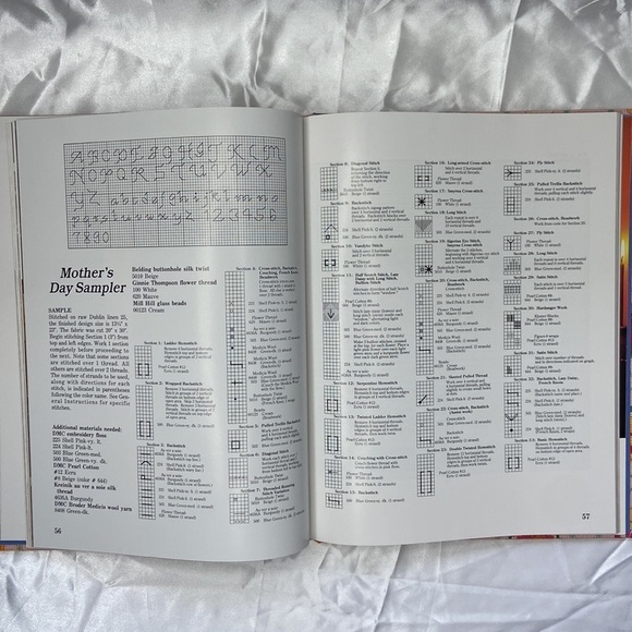 Vanessa Ann's Holidays in Cross Stitch 1991 Hardcover Book Vintage NEW - Picture 9 of 14